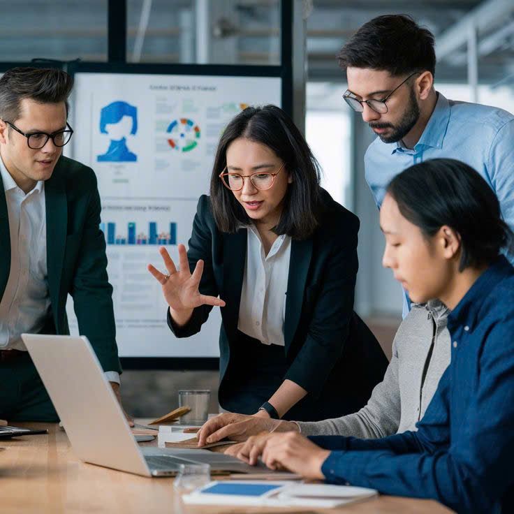 Financial experts discussing